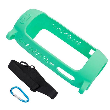 Shockproof Silicone Protective Case for Jbl Pulse4 with Carabiner & Lanyard - Dark Blue