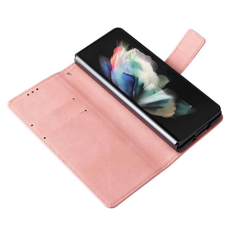 For Samsung Galaxy Z Fold4 5G Leather Flip Case With Pen Slot - Royal Blue