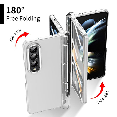 For Samsung Galaxy Z Fold4 5G Samsung Fold 4 Hinge Flip Case - Two Tone Contact Lens - Aoyama Dai