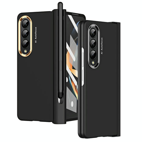 For Samsung Galaxy Z Fold4 5G Samsung Fold 4 Hinge Flip Case - Two Tone Contact Lens - Aoyama Dai