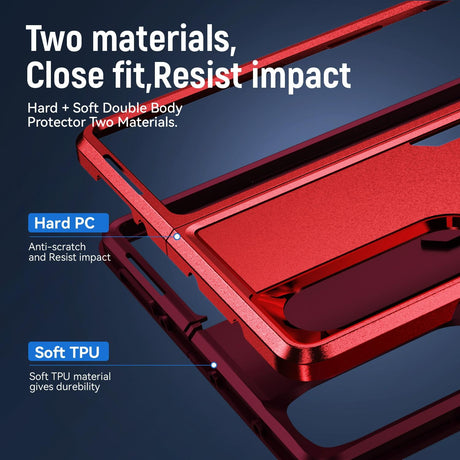 For Samsung Galaxy Z Fold4 5G Shockproof Pc Tpu Case - Green