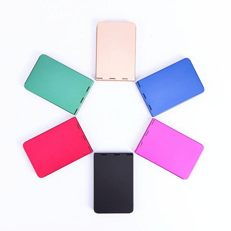Aluminum Driver License Box Multifunctional Credit Card Storage - Pink