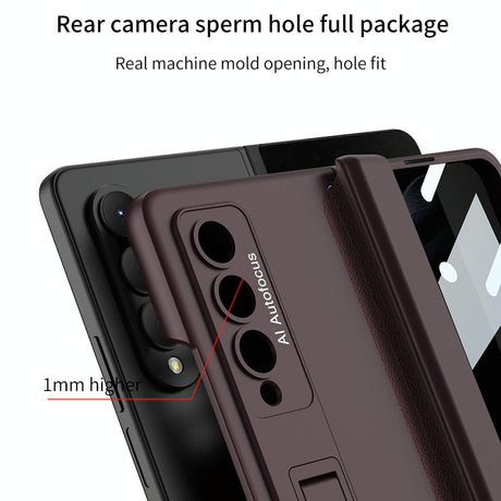 For Samsung Galaxy Z Fold4 5G Magnetic Fold Case - Full Coverage - Silver