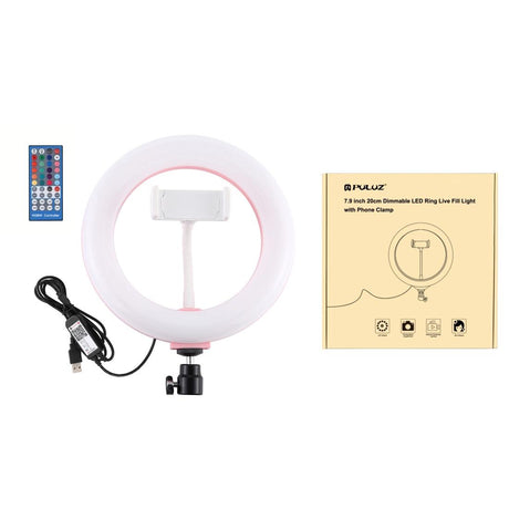 7.9 Dual Colour Led Ring Light With Usb Dimmable For Vlogging And Photography