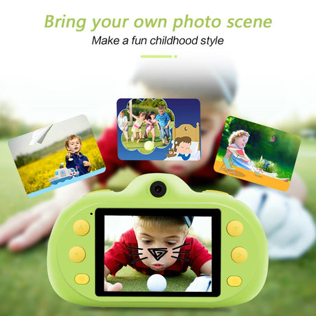 8Mp Dual-Lens Children Camera With 2.4 Screen Supports 32Gb Tf Card