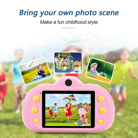 8Mp Dual-Lens Children Camera With 2.4 Screen Supports 32Gb Tf Card