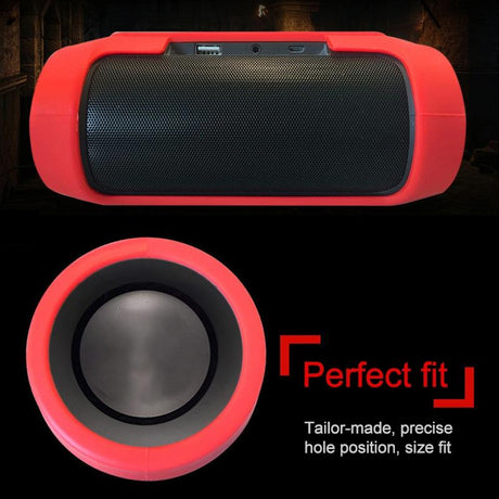 Waterproof Shockproof Silicone Case for Jbl Charge 2+ - Grey