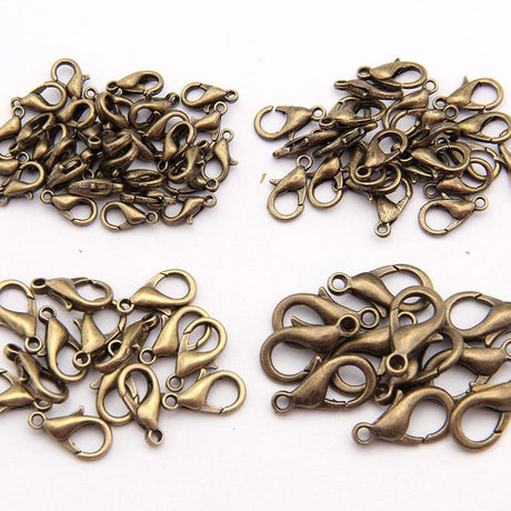 12Mm High Quality Alloy Lobster Claw For Diy Jewelry - Gold