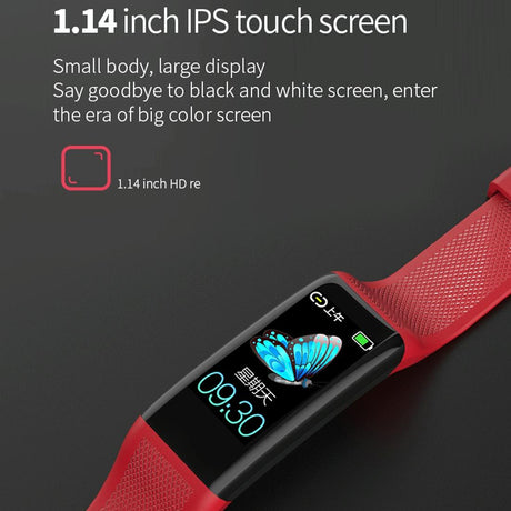 Waterproof Touch Screen Smartwatch - Ipx67 - Blue