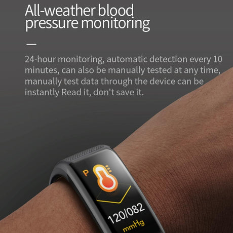 Waterproof Touch Screen Smartwatch - Ipx67 - Blue