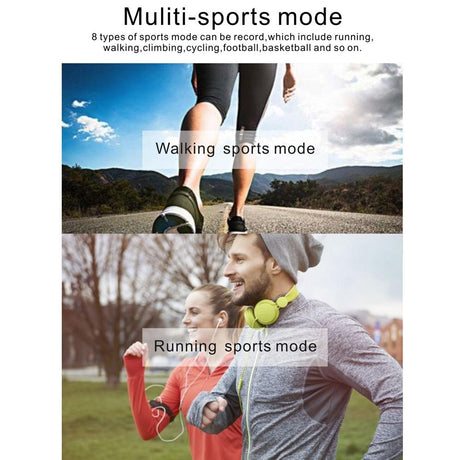 Waterproof Tft Smart Bracelet With Call / Heart / Sleep / Sedentary / Bp Monitoring - Blue