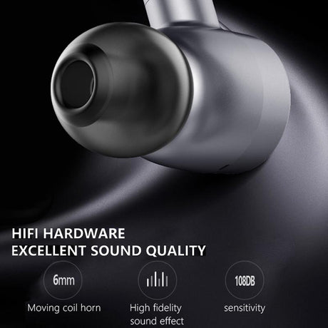 Wireless Stereo Sports Bluetooth 5.0 Earphones - V7 Business Style - Purple