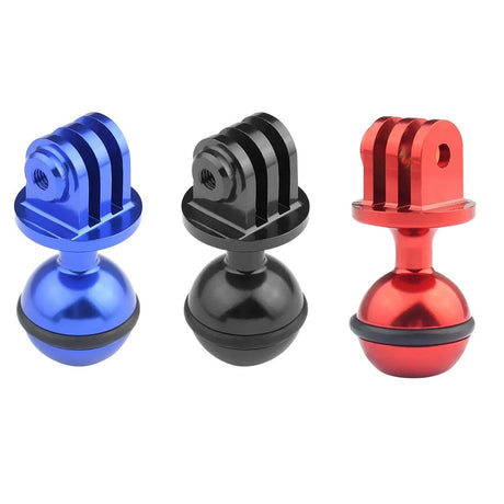 Aluminum Ball Head Adapter For Gopro Insta360 Dji Action Cameras - 2.5Cm Diameter
