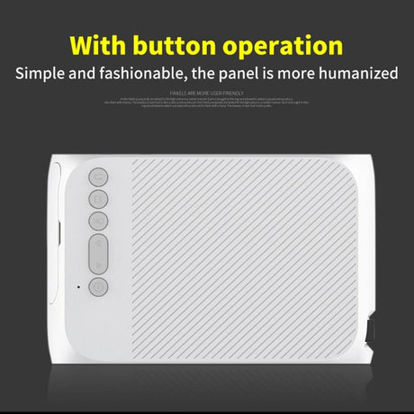Mini Led Projector Home Theater Supports Hdmi & Av & Sd & Usb - Silver
