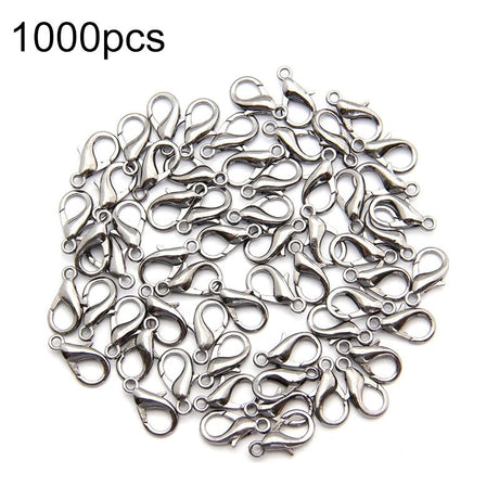 12Mm High Quality Alloy Lobster Claw For Diy Jewelry - Silver