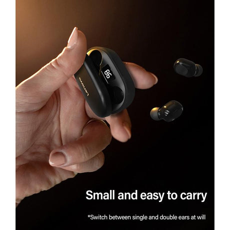 Wireless Bluetooth Earphone with Noise Reduction & Charging Box - Led Display