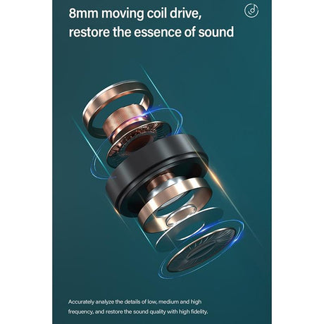 Wireless Bluetooth Earphone with Noise Reduction & Charging Box - Led Display