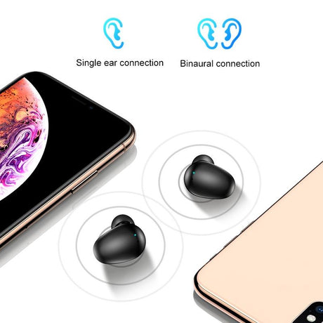 Wireless Stereo Bluetooth Headset with Charging Case and Digital Display - X7 Tws V5.0 - White