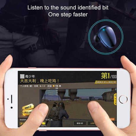 Wireless Stereo Bluetooth Headset with Charging Case and Digital Display - X7 Tws V5.0 - White