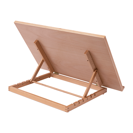 A2 Art & Craft Easel Table Wooden Drawing Board Artist Adjustable WorkStation