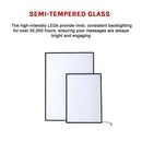 A2 LED Slim Advertising Lightbox Sign Wall-Mounted Poster Board Menu Frame