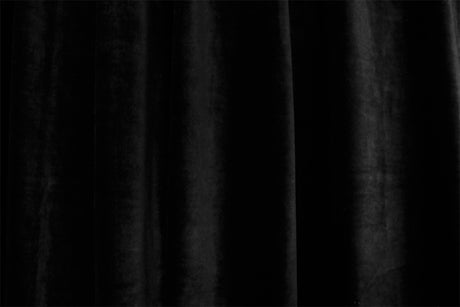 Large Thick Faux Mink Velvet Curtains Blockout 540x 230cm+Hook Pinch Pleat Black