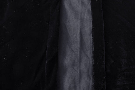 Long Large Velvet Curtains Black 620x270cm with 4m blockout+30 Hook New