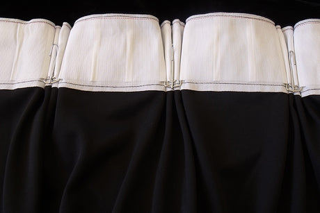 Long Large Velvet Curtains Black 620x270cm with 4m blockout+30 Hook New