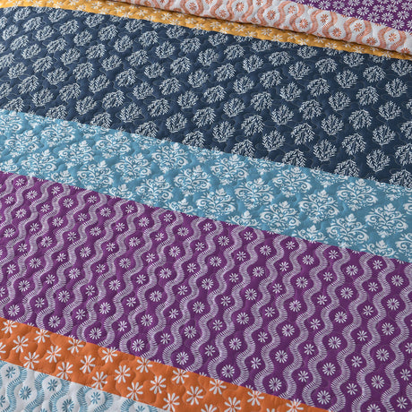 Quirky Quilted coverlet and pillowcovers set: Add Personality to Your Space