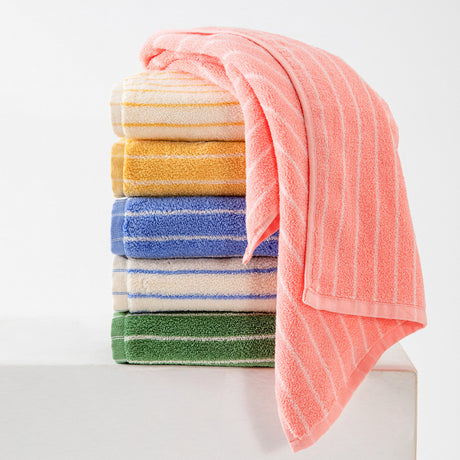 White Soft and Absorbent Cotton Towel Set | 3-Piece Luxury Bath Towels - Ideal for Adults, Face & Bath Towels