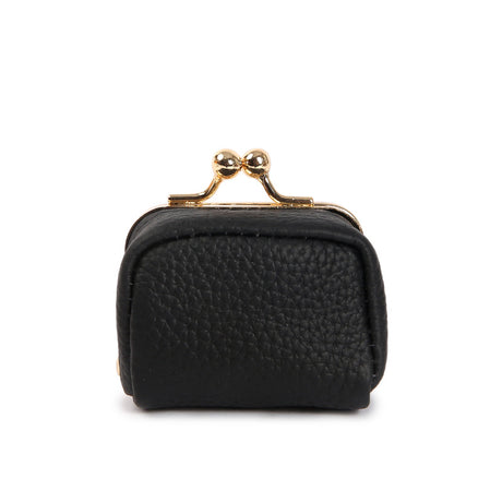 Green Mini Jewelry Pouch - Compact PU Leather Coin Purse for Earrings, Rings, and Necklaces, 6.5x5x3.5cm
