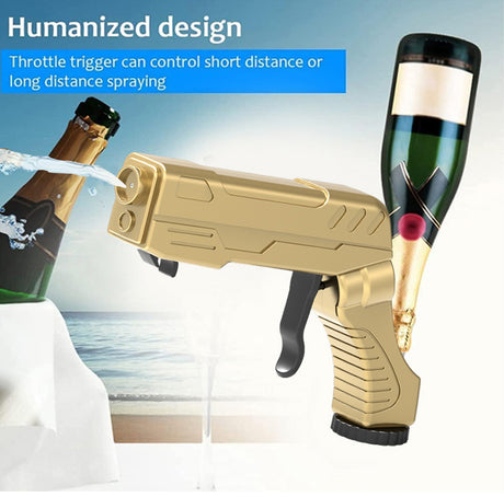 Black Alloy Edition Party Atmosphere Setting Tools Party Atmosphere Props - Novelty Beer Bottle Ejector & Stopper