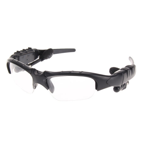 Transparent Bluetooth Sunglasses with Wireless Earbuds for Music and Calls