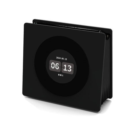 Smart Lyric Display Bluetooth Speaker & Clock with White Noise & Dynamic Scenes(Black)