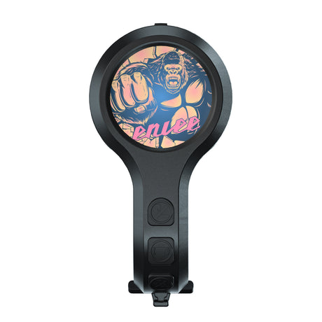 Black Style C Ultra-Loud Electric Bike Horn - 130dB USB Rechargeable, IPX6 Waterproof, Easy Mount Bicycle Safety Bell