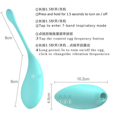 Green PulseWave Waterproof Clitoral Sucker & Vibrating G-Spot Teaser - 7 Suction Modes, USB Rechargeable