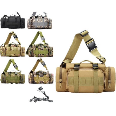 ACU camouflage Tactical Outdoor Waist Bag - Durable Multi-functional Crossbody Shoulder Pack for Men & Women