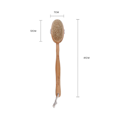 Bamboo Bath Shower Long Handle Body Brush