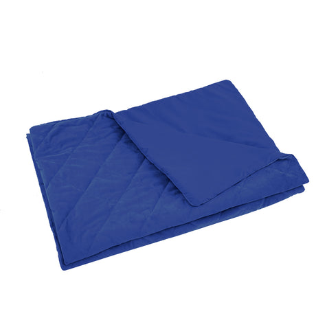 Double Blue Weighted Blanket Cover