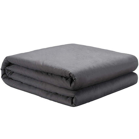 DreamZ Single Dark Grey 7kgs Polyester Weighted Blanket