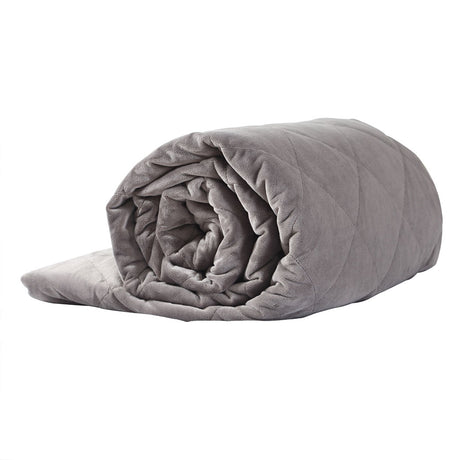 DreamZ 9KG Double Size Anti Anxiety Weighted Blanket Gravity Blankets Grey