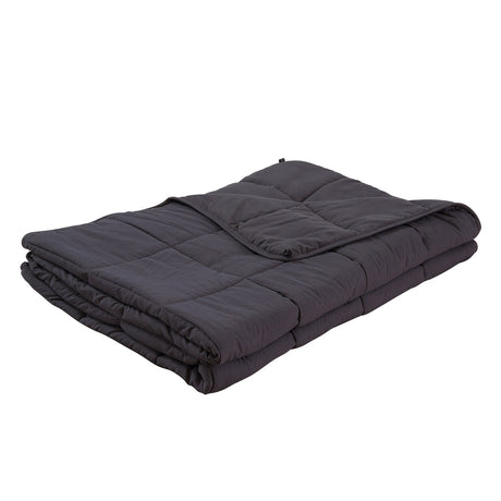 DreamZ Single Dark Grey 7kgs Polyester Weighted Blanket