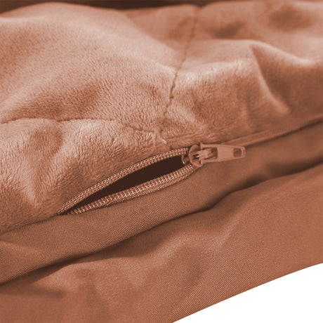 DreamZ Anti-Anxiety Double Size 9KG Weighted Blanket in Dusty Pink Colour
