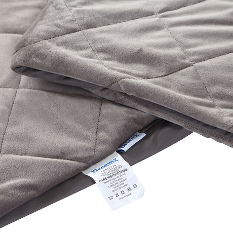 DreamZ Grey 11kgs Weighted Blanket in Grey Colour