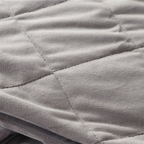 DreamZ 9KG Double Size Anti Anxiety Weighted Blanket Gravity Blankets Grey
