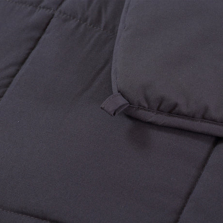 DreamZ Double Dark Grey 9kgs Polyester Weighted Blanket