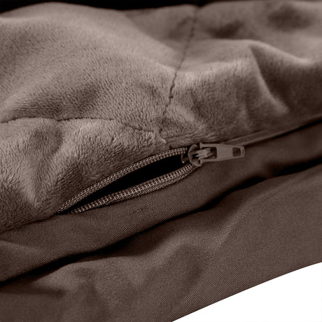 DreamZ 9KG Double Size Anti Anxiety Weighted Blanket Gravity Blankets Mink