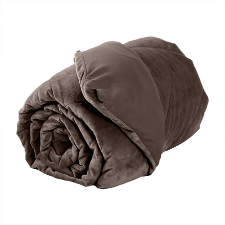 DreamZ 9KG Double Size Anti Anxiety Weighted Blanket Gravity Blankets Mink