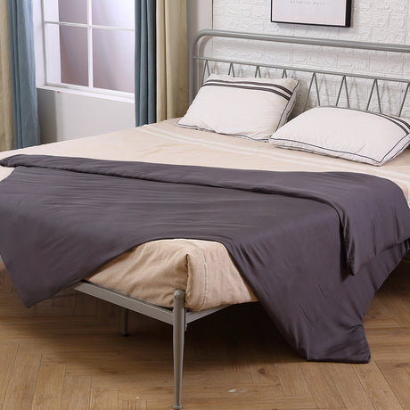 DreamZ Single Dark Grey 7kgs Polyester Weighted Blanket