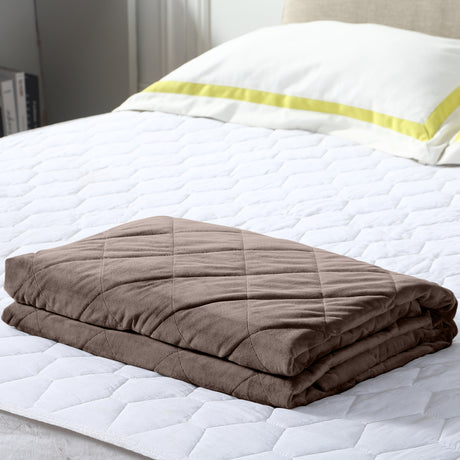 DreamZ 9KG Double Size Anti Anxiety Weighted Blanket Gravity Blankets Mink